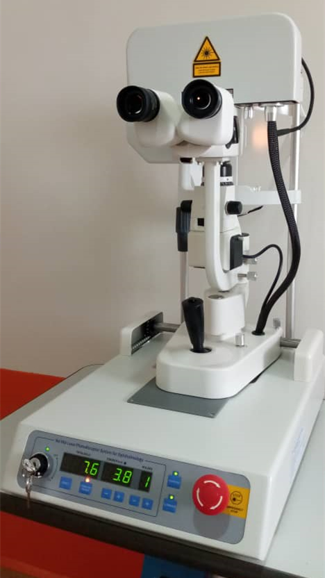 MeCanMed YAG Laser MeCanMed YAG Laser in a Cameroon hospital.