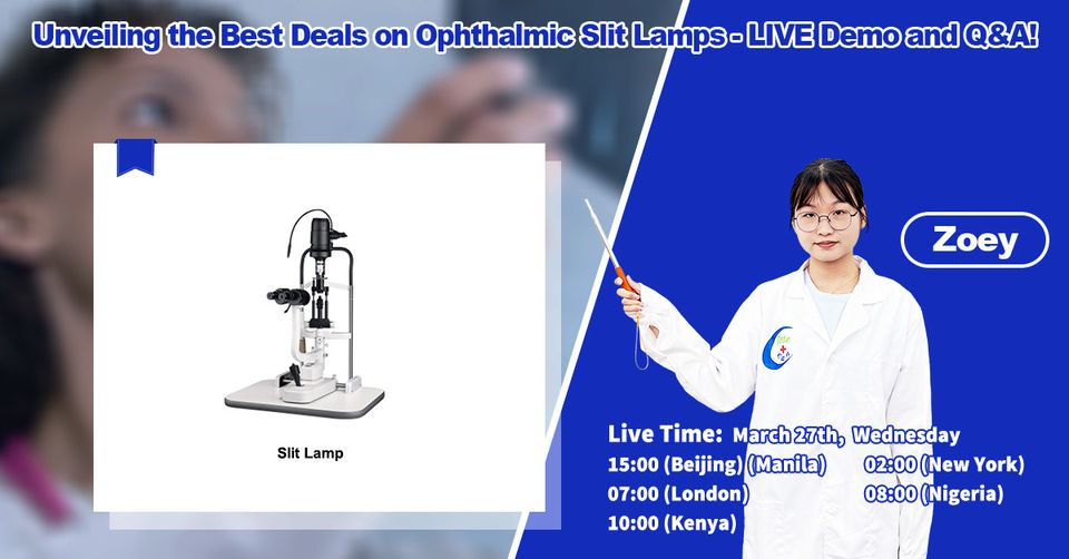 MeCan LiveStream: Die besten Angebote für ophthalmologische Spaltlampen