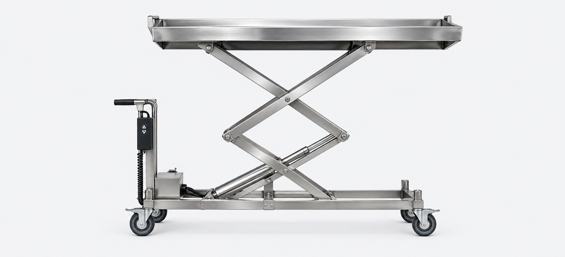 Electric Lifting Mortuary Trolley