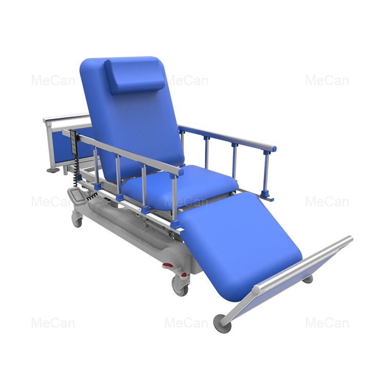 3 Motors Electric Dialysis Bed MeCan Medical-optional colors blue