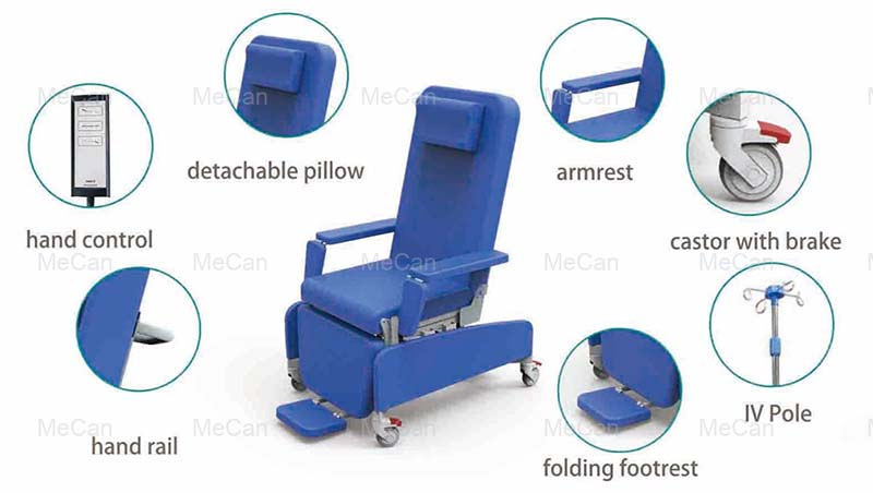 MeCan Basic Electric Dialysis Chair