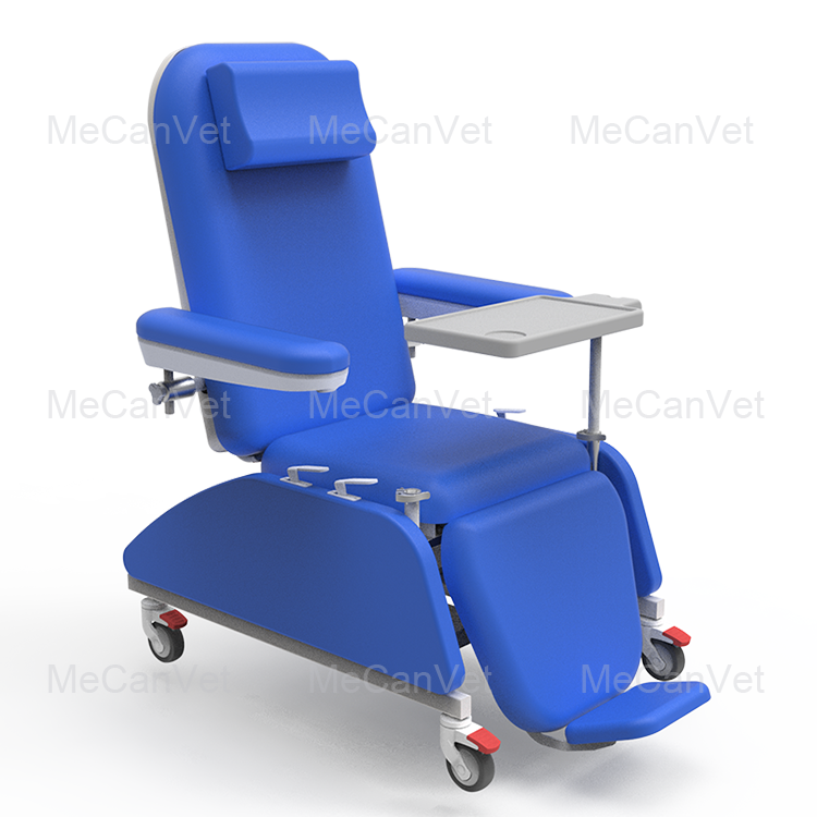Blue-Adjustable Blood Donor Chair