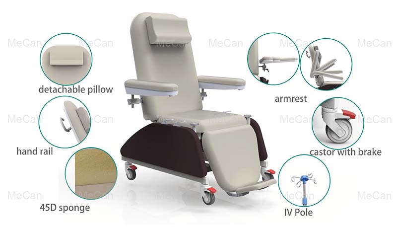 details picture of Adjustable Blood Donor Chair
