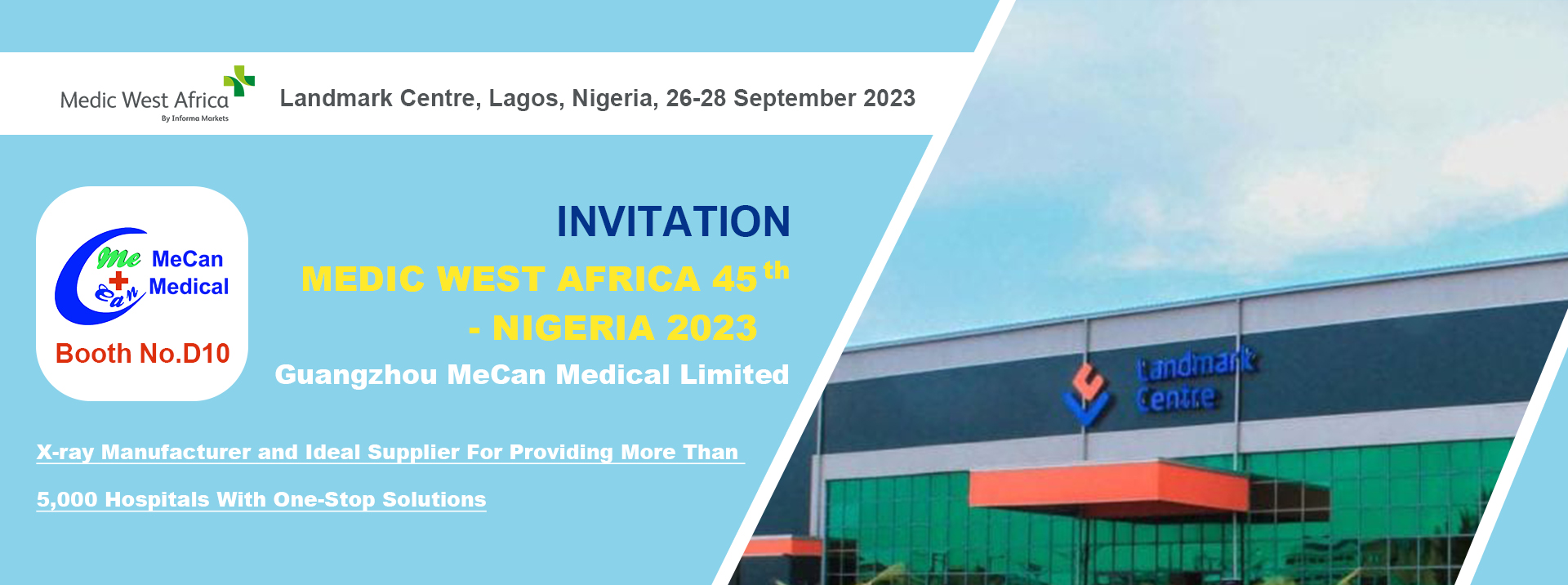MeCan Medical at Medic West Africa 45th in Nigeria 2023