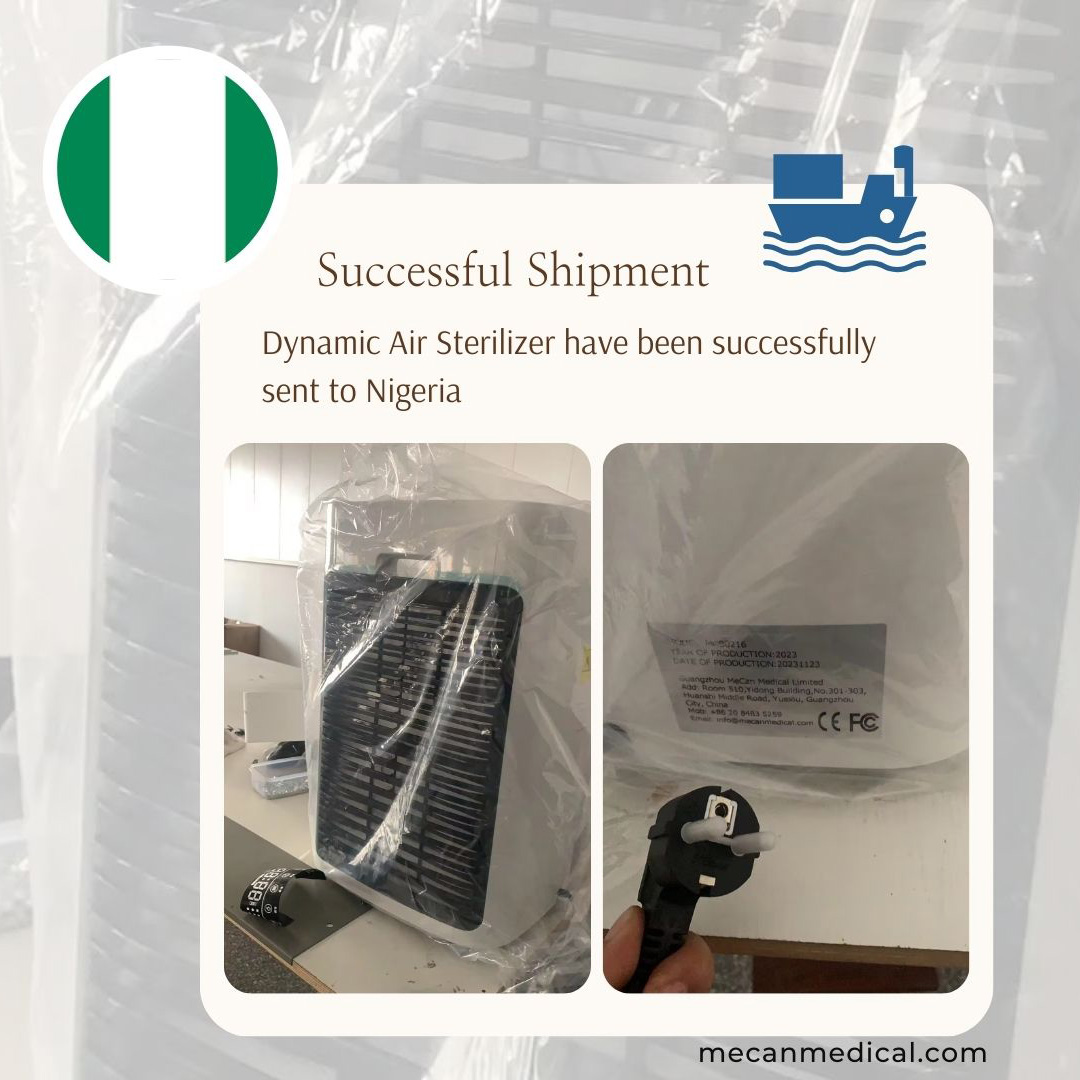 Dynamic Air Sterilizer have been successfully sent to Nigeria