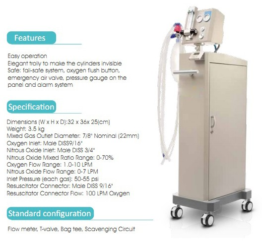 Professional Dental Sedation System, Audio alarm system sedative dental ...