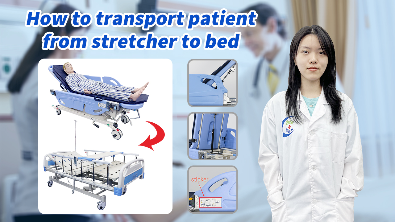 Prijevoz pacijenata |Kako prenijeti bolesnika s nosila na krevet |MeCan Mediacl