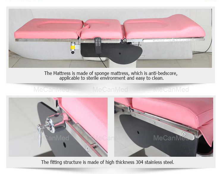 Features Of Gynecological Obstetric Delivery Bed-