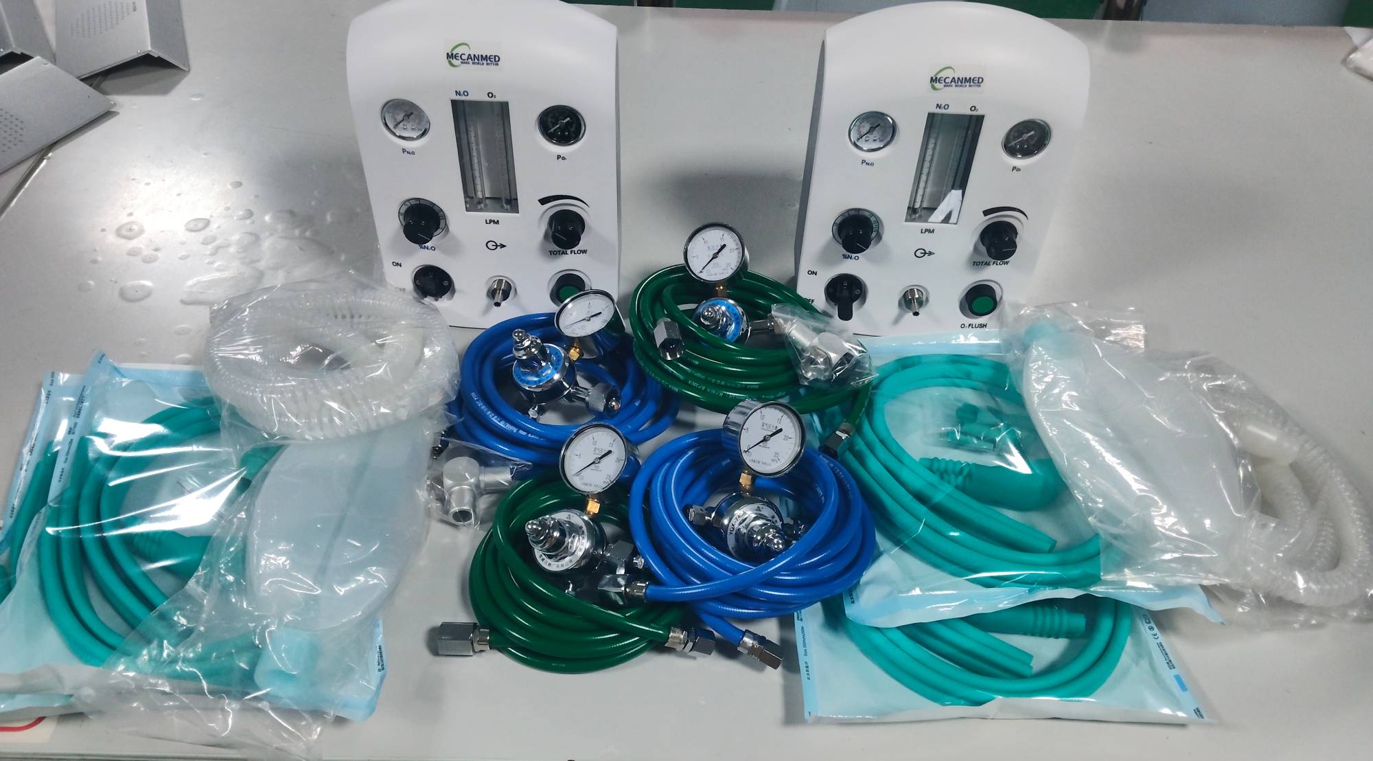 Complete Dental Sedation Equipment package including Nitrous Oxide Sedation System unit and accessories for dental clinic installation