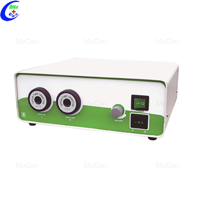 High Quality Medical Equipment Double Hole Double Lamp 250W Halogen Cold Light Source Wholesale - Guangzhou MeCan