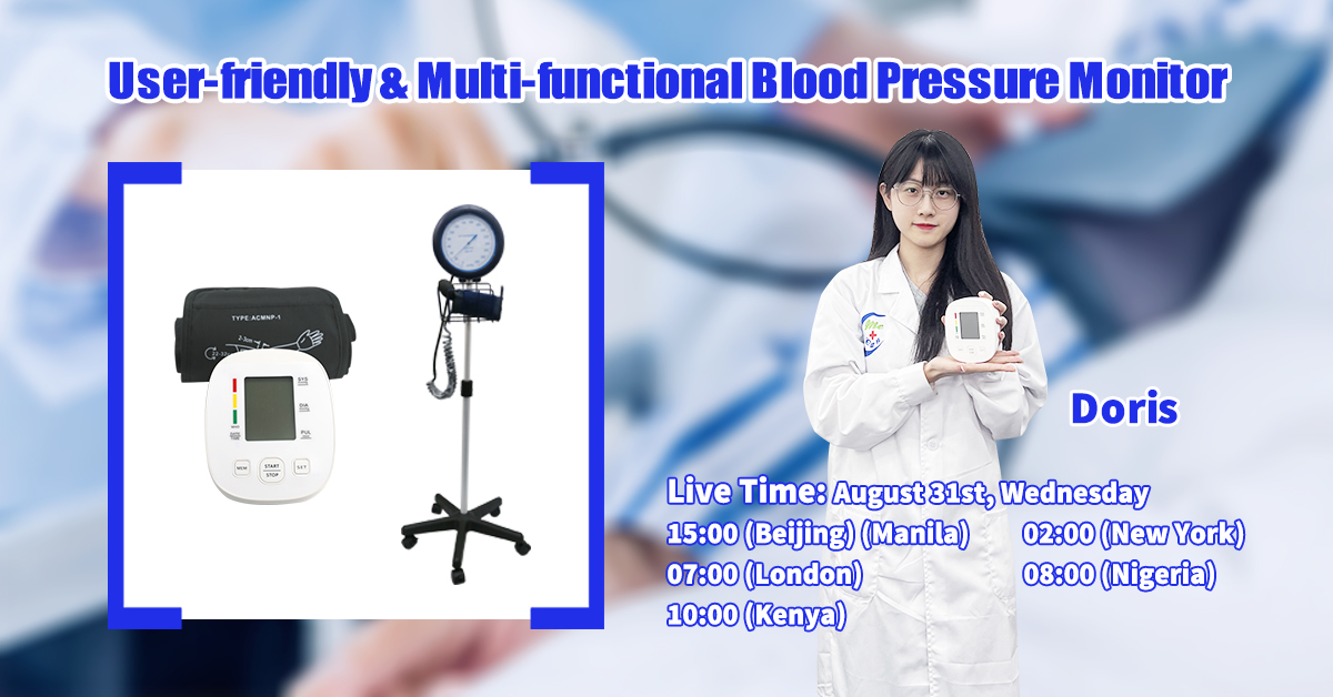 MeCan Livestream - Multi-functional Blood Pressure Monitor |MeCan Medical
