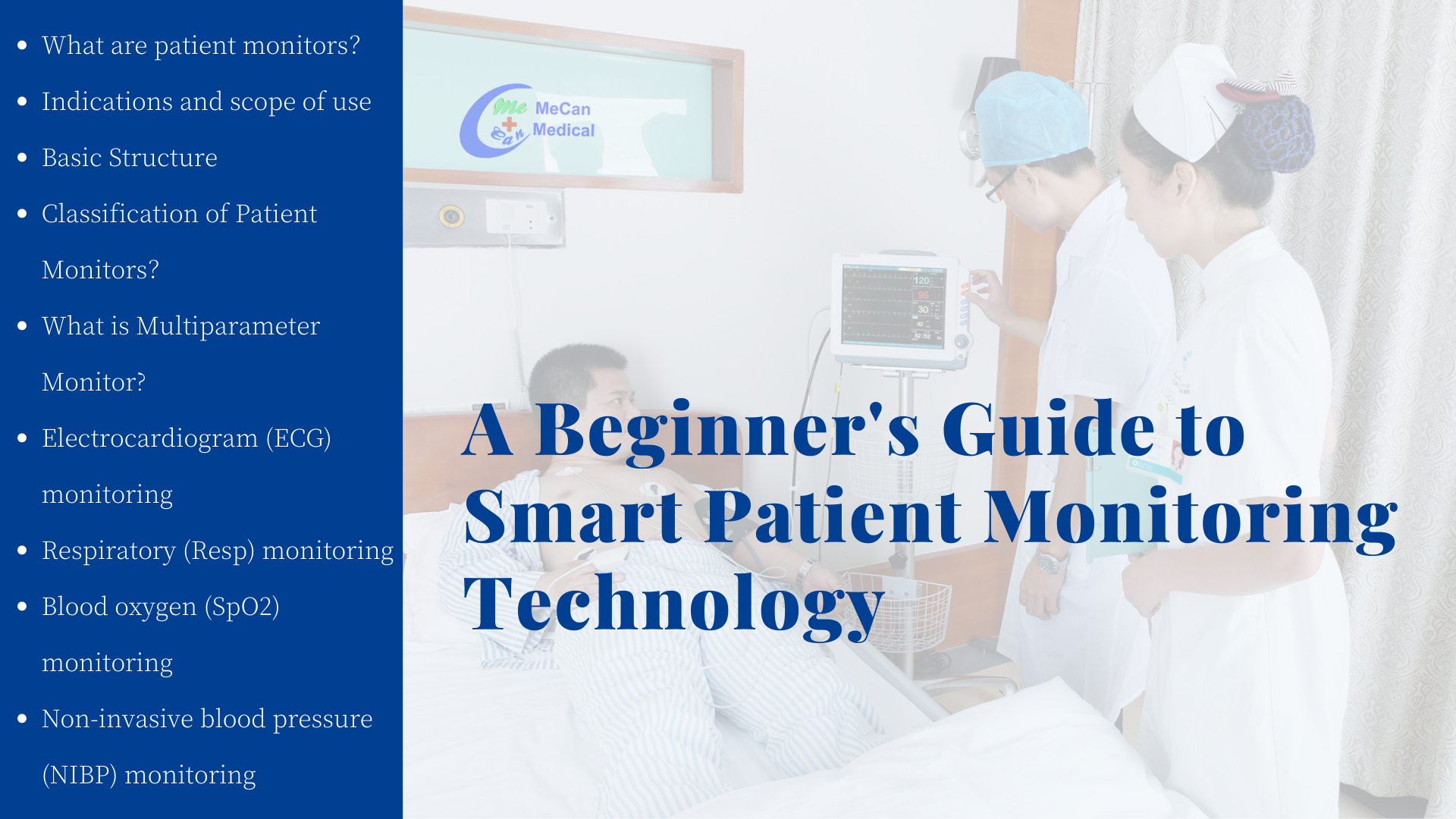 Guia para iniciantes em tecnologia inteligente de monitoramento de pacientes
