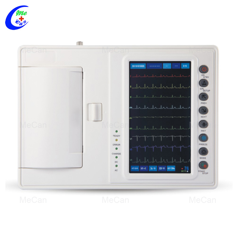 Portable 7 Inch 6 Channel ECG Machine
