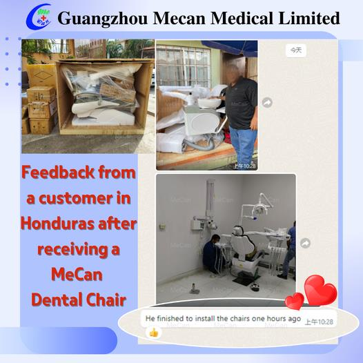 Feedback nantu à a sedia Dentale Mecan da un cliente | Mecanjo medica