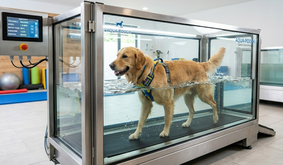dog underwater treadmill