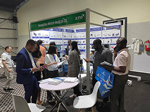 MeCan Medical's Booth at Medic West Africa 2024 Exhibition