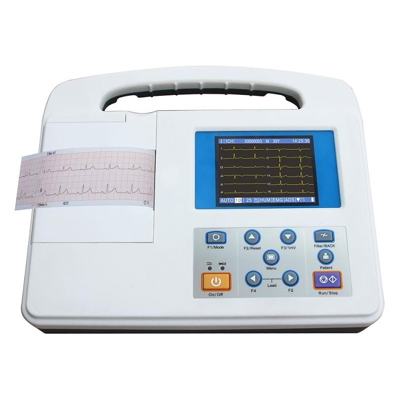 Best 3.5 Inch Color LCD Display Single Channel 12 Leads ECG EKG Machine Portable Factory Price - MeCan Medical
