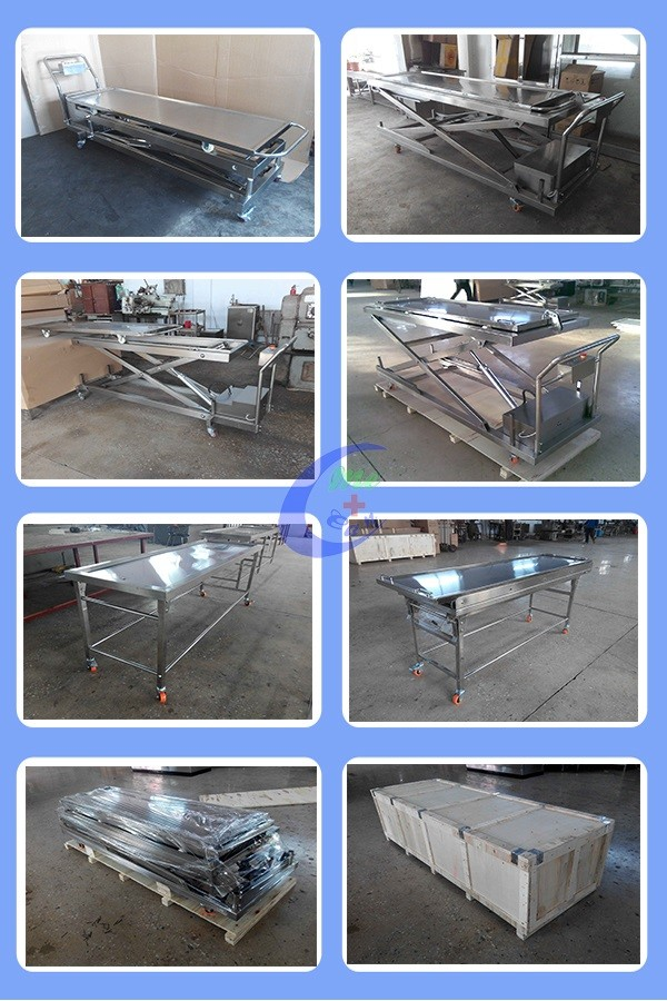 more pictures of mortuary body lifter cart