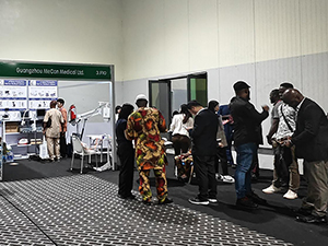 MeCan Medical's Booth at Medic West Africa 2024 Exhibition