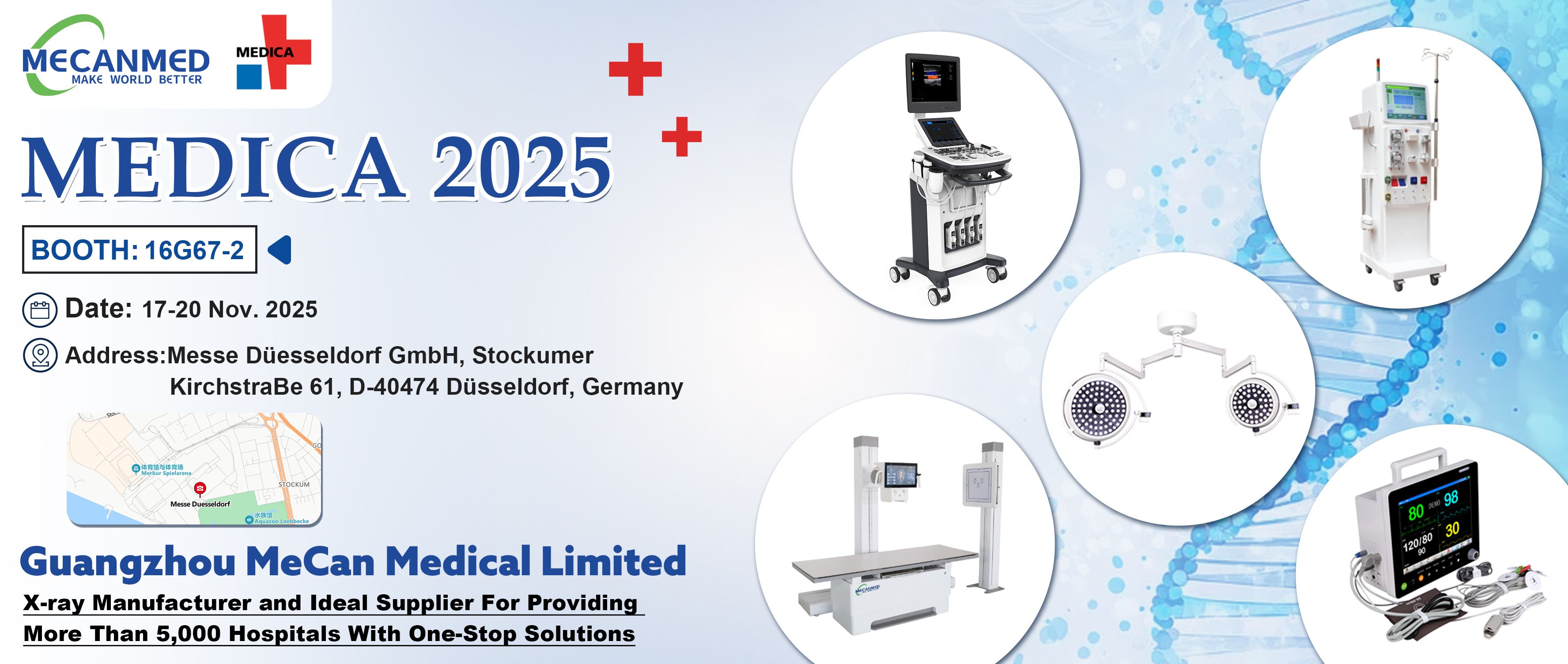 &Uacute;nase a nosotros en MEDICA 2025: visite MECANMED en el stand 16G67-2(1)