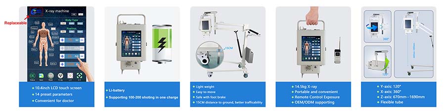 5.6kW MX-DR056A16 X Ray Machine features