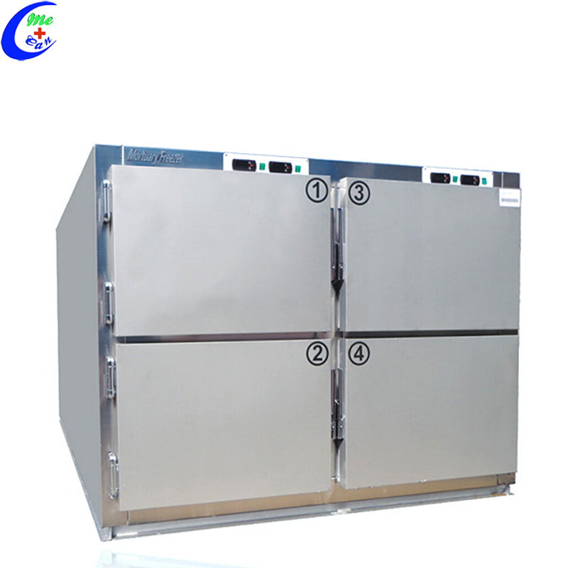 Medical Hospital Stainless Steel Bodies Morgue Freezer Refrigerator