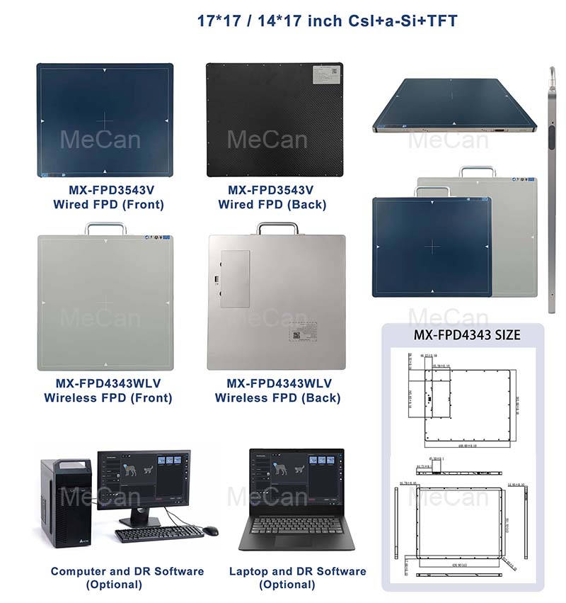 More details of Flat Panel Detector for animals