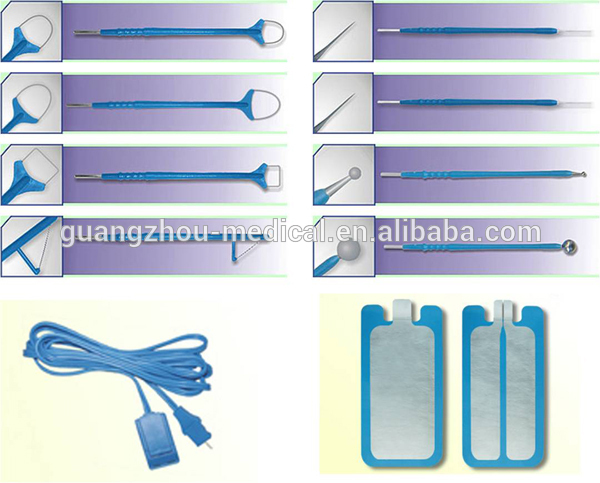 Accessories of the 150 W Radiofrequency surgical Unit: