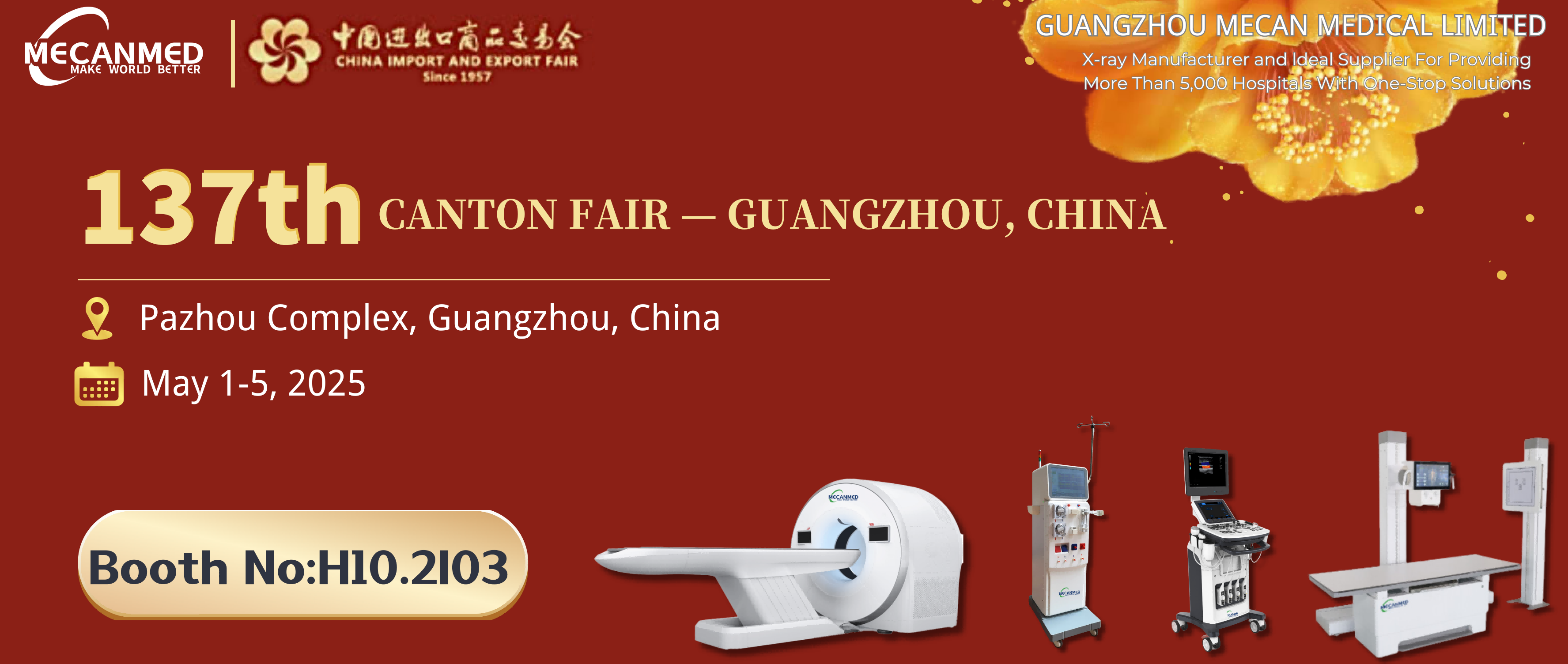 MECANMED p&aring; Canton Fair 2025 Medical Equipment Supplier i Guangzhou