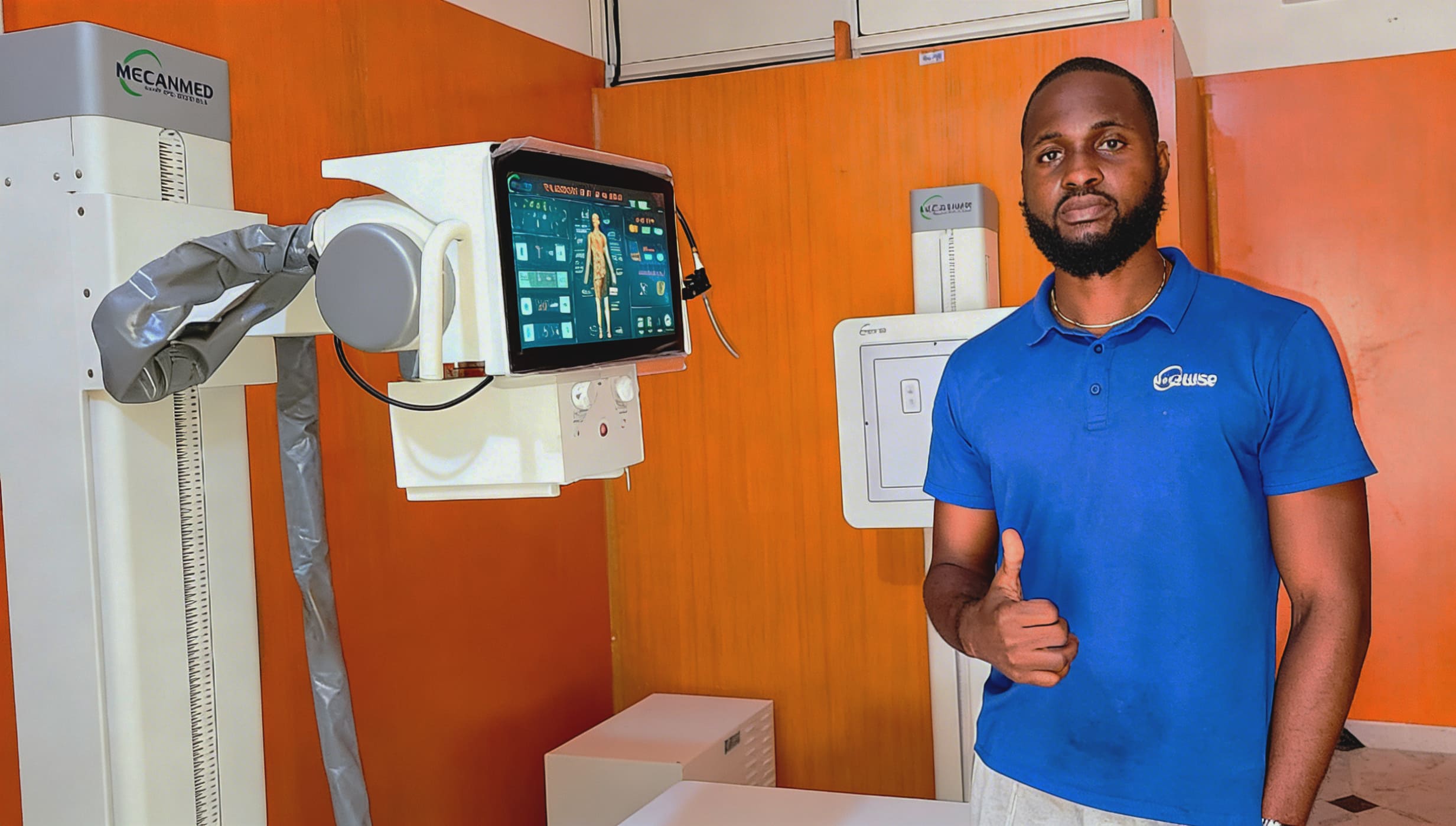 A successful setup of a high-performance fixed radiography system in Nigeria.