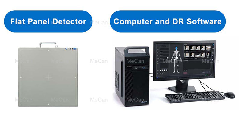 Flat panel detector, DR software and computer Flat panel detector, DR software and computer