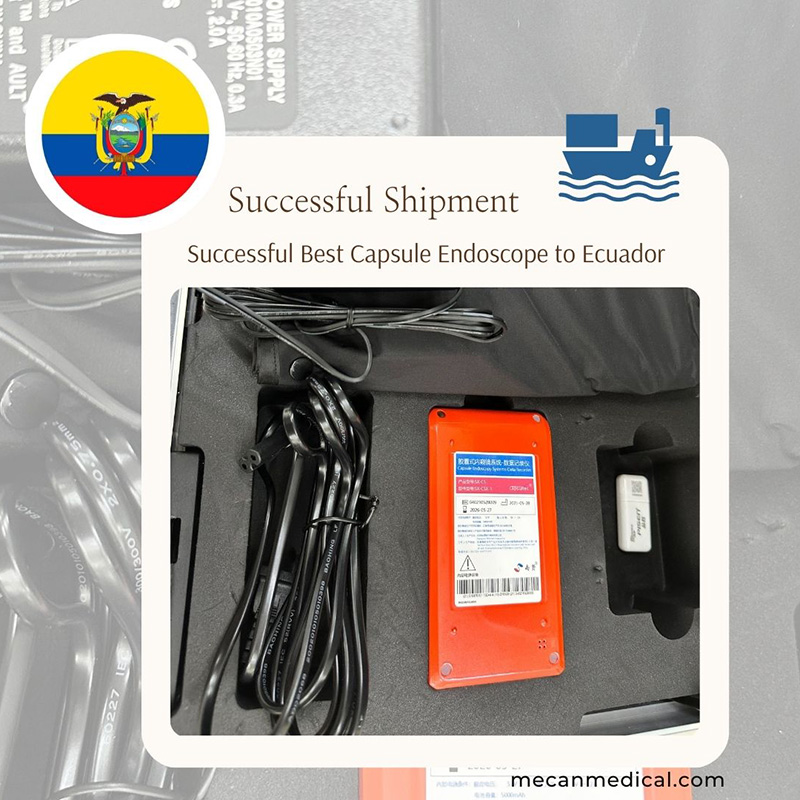 Naghahatid ang MeCan ng Capsule Endoscope Sa Ecuador