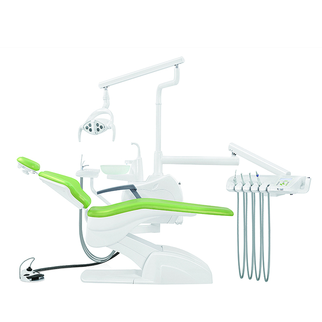 Professional Classic Clinic Integral Dental Unit Dental Chair with LED Sensor Light manufacturers