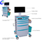 Best Hospital Emergency Trolley Equipment Medical Workstaton Trolley Supplier