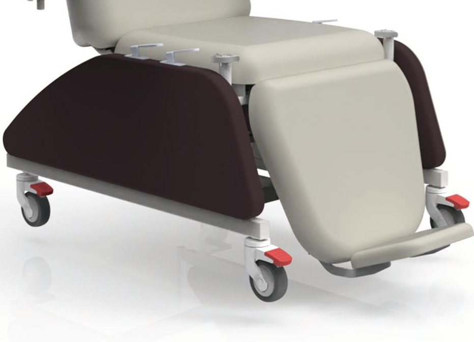 dialysis chair locking wheels clinic