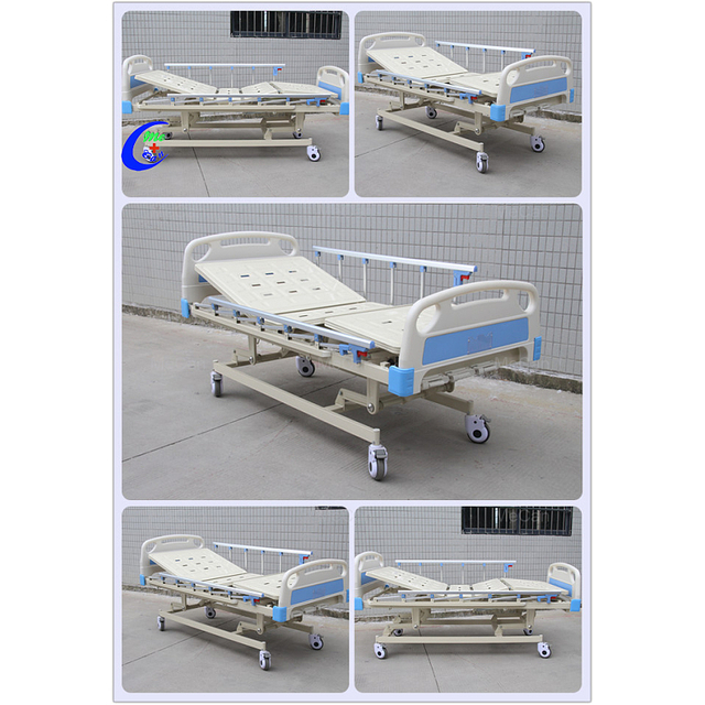 Customized Hospital Project Metal 3 Crank Manual Hospital Bed, Electrical Hospital Bed manufacturers From China